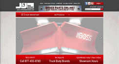 Desktop Screenshot of jjtruckequipment.com